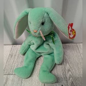 Ty Hippity Mint Green Bunny Stuffed Animal